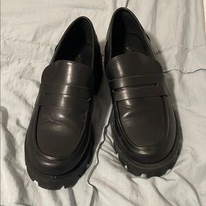 Classic Black womens loafers